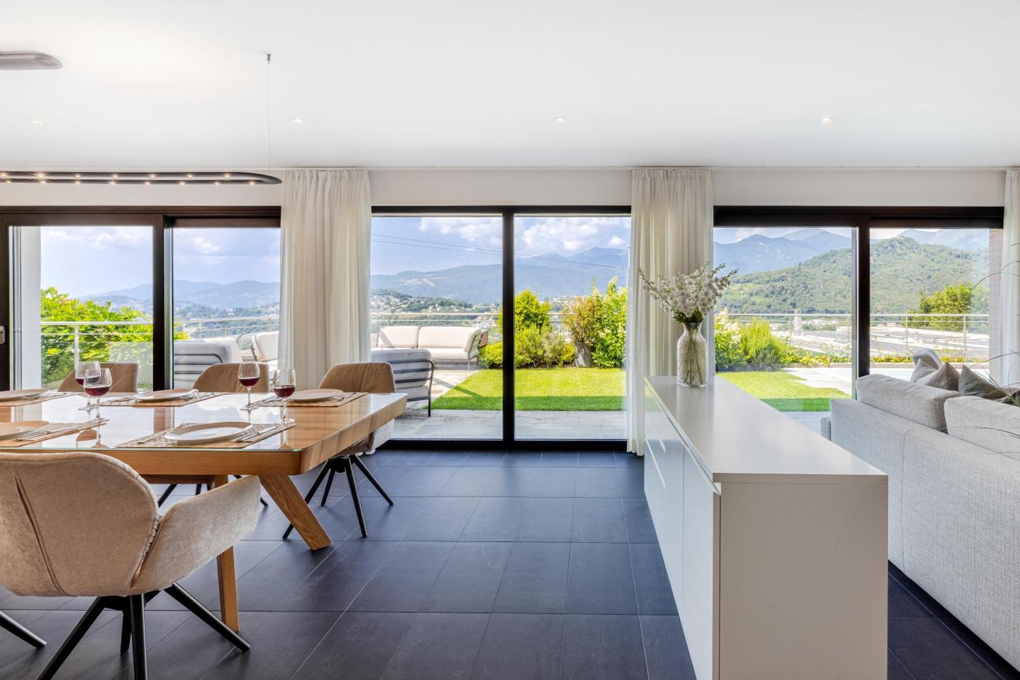 Villa Girandola With Private, Heated Pool Lugano Exterior photo